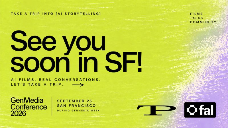 Promotional artwork for Take a Trip Into AI Storytelling for the global creative community