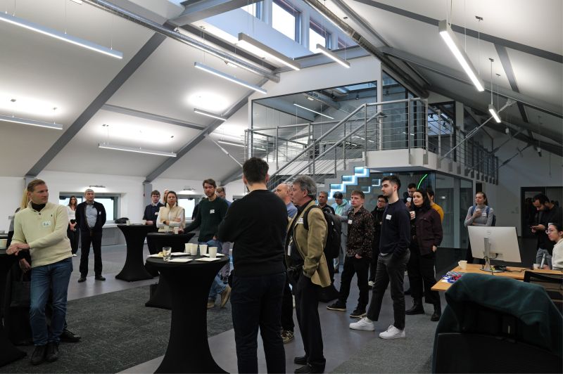 Discussion at the DeepTech Breakfast at Tensor Ventures Machine House